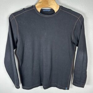 Agave Copper Mens Medium Thermal Shirt Full Cut Nordic Long‎ Sleeve Black